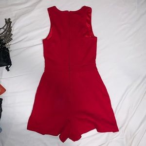 Night out Red Romper